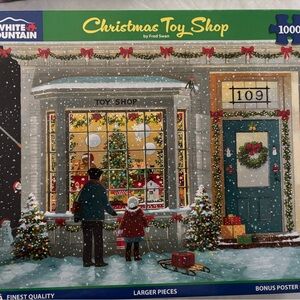 White Mountain Christmas Toy Shop Puzzle